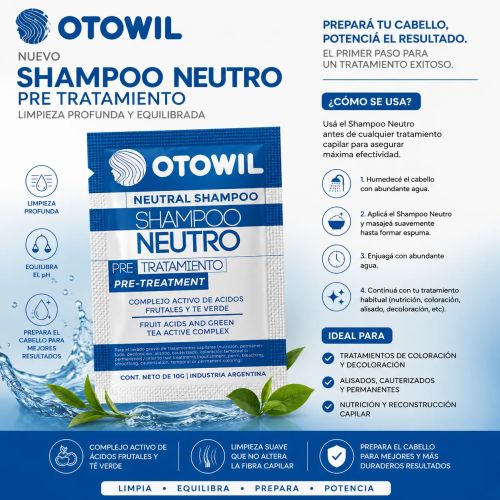 Shampoo Neutro - Sobre x 10ml 