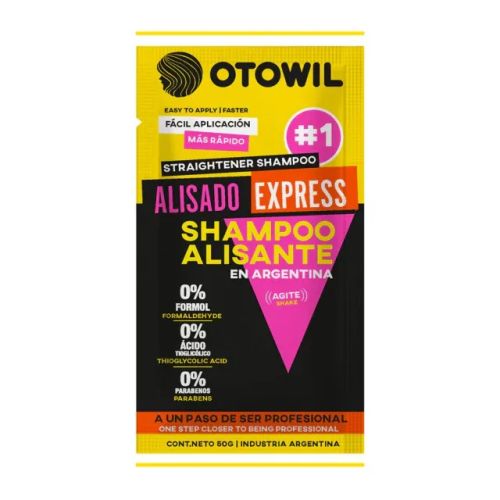 Alisado Express - Shampoo Alisante | Sobre x 50 grs.