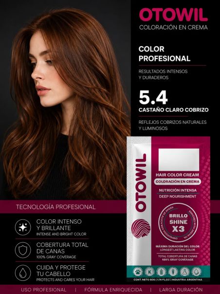 Crema Colorante Capilar con Aceite de Argan