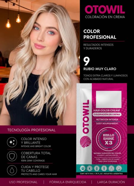 Crema Colorante Capilar con Aceite de Argan